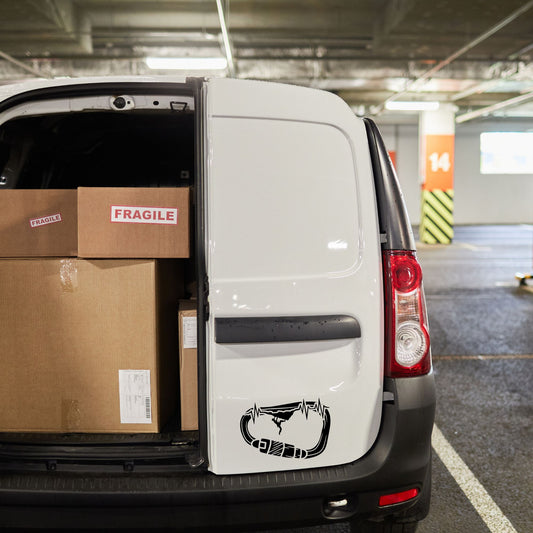 Plotterdatei Karabiner | Klettersport Symbol | Outdoor Vektor Grafik | Abenteuer Sticker SVG DXF