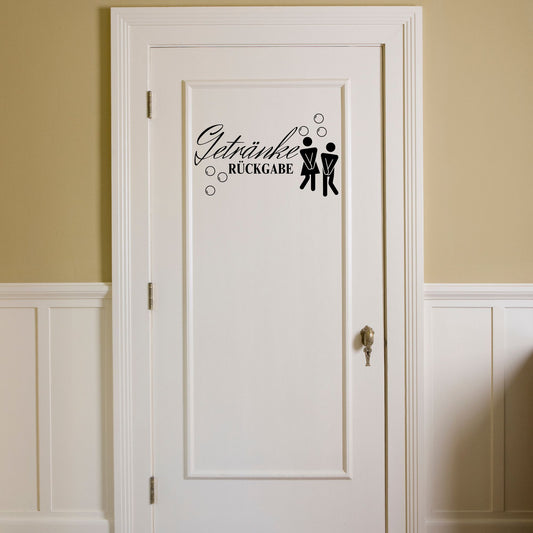 Plotterdatei WC-Piktogramm | Unisex Toiletten Symbol | Klare Kennzeichnung Vektor | Restroom Sign SVG DXF