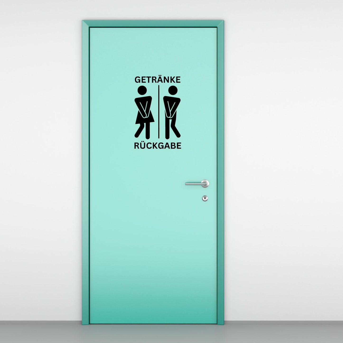 Plotterdatei WC-Piktogramm | Unisex Toiletten Symbol | Klare Kennzeichnung Vektor | Restroom Sign SVG DXF