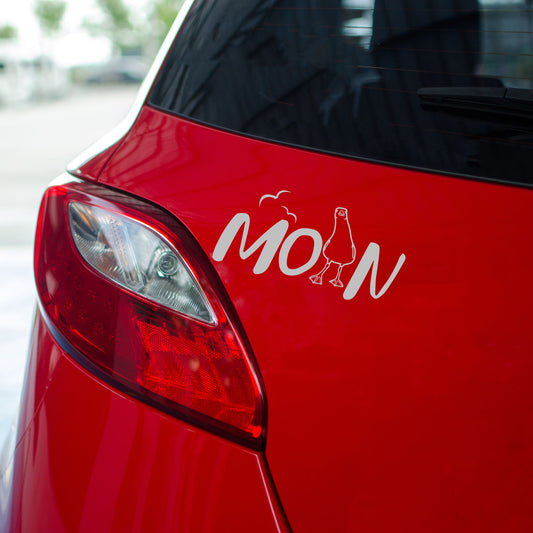 MOIN – Maritimer Vinyl-Aufkleber mit Möwe