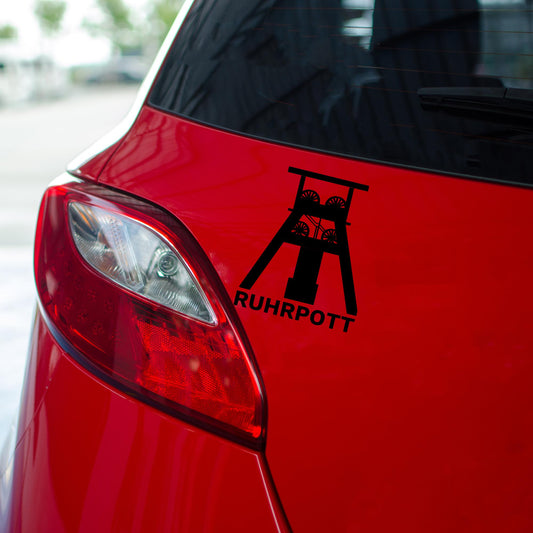 Plotterdatei Ruhrpott Förderturm | SVG DXF | Digitaler Download mit Lizenz