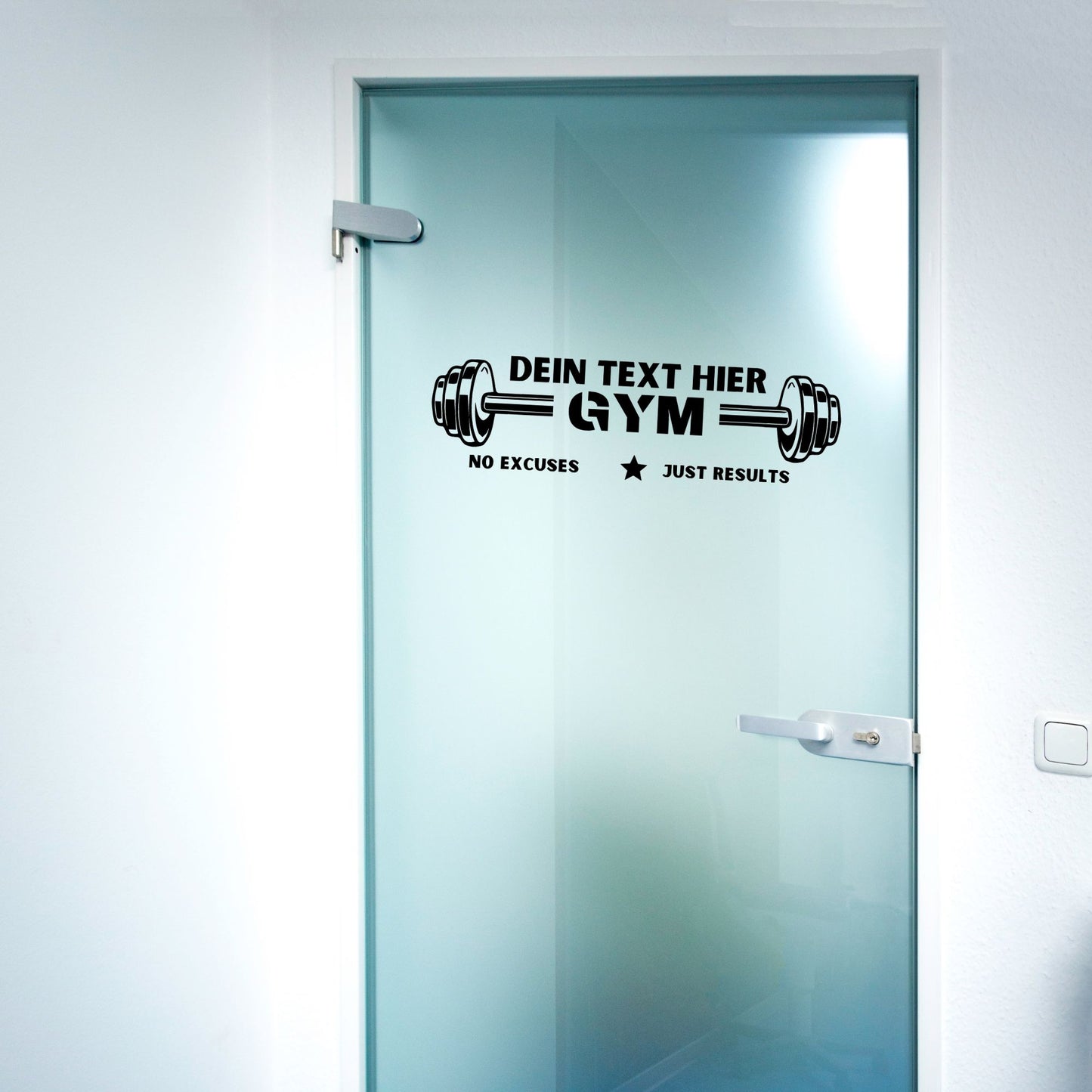 Plotterdatei "Home Gym Hantel" – SVG DXF PNG für Fitness Deko