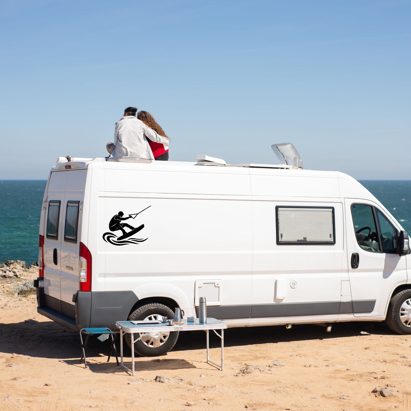 Wakeboard Aufkleber für Auto, Van, Wohnmobil & mehr