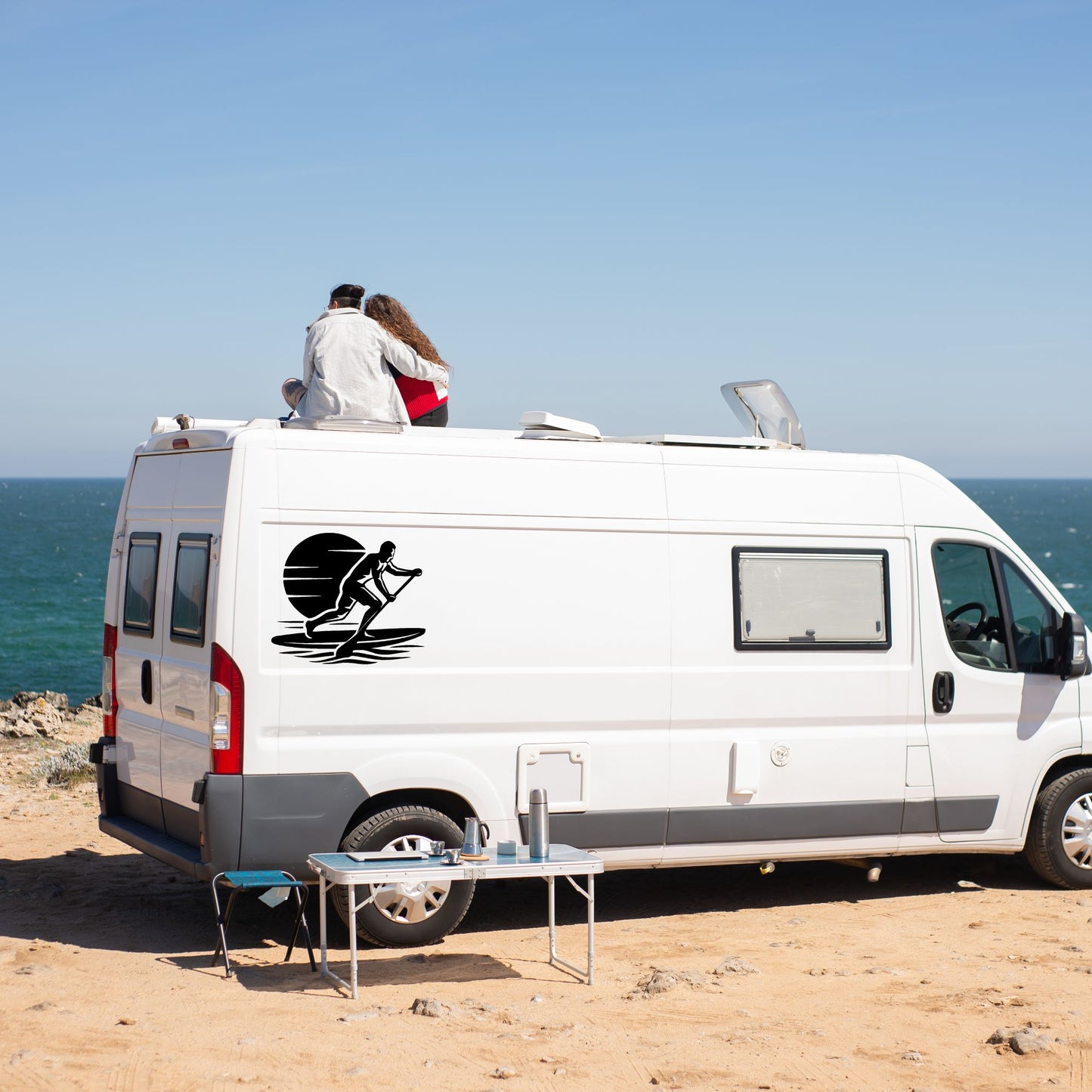 SUP Aufkleber – sportliches Motiv