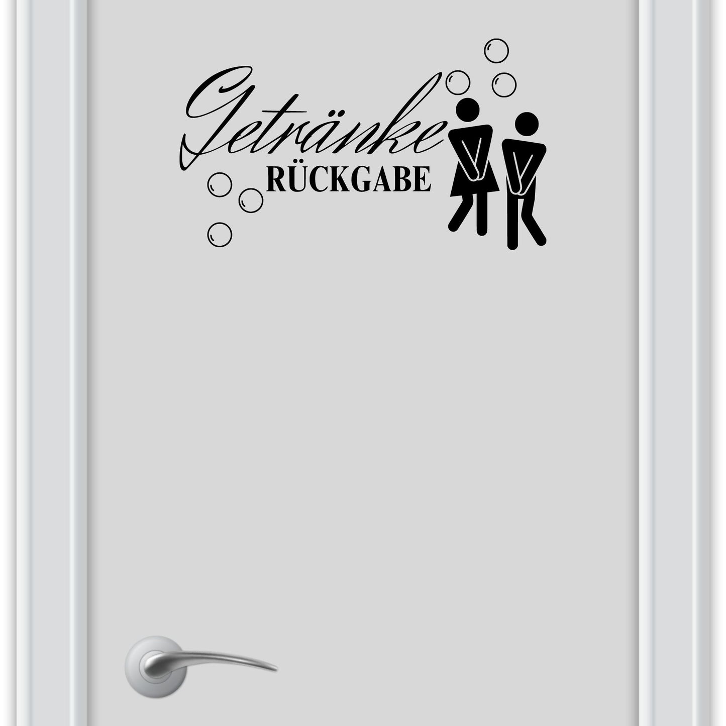 Plotterdatei WC-Piktogramm | Unisex Toiletten Symbol | Klare Kennzeichnung Vektor | Restroom Sign SVG DXF