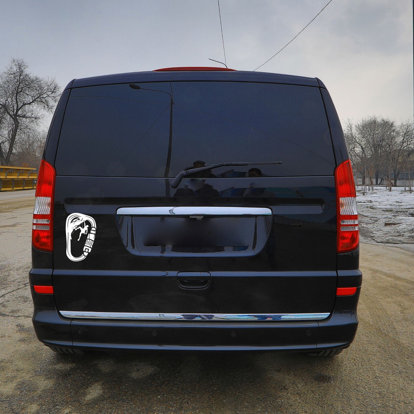 Plotterdatei Kletterer im Karabiner SVG | DXF | PNG – Bergsteiger & Bouldern Design