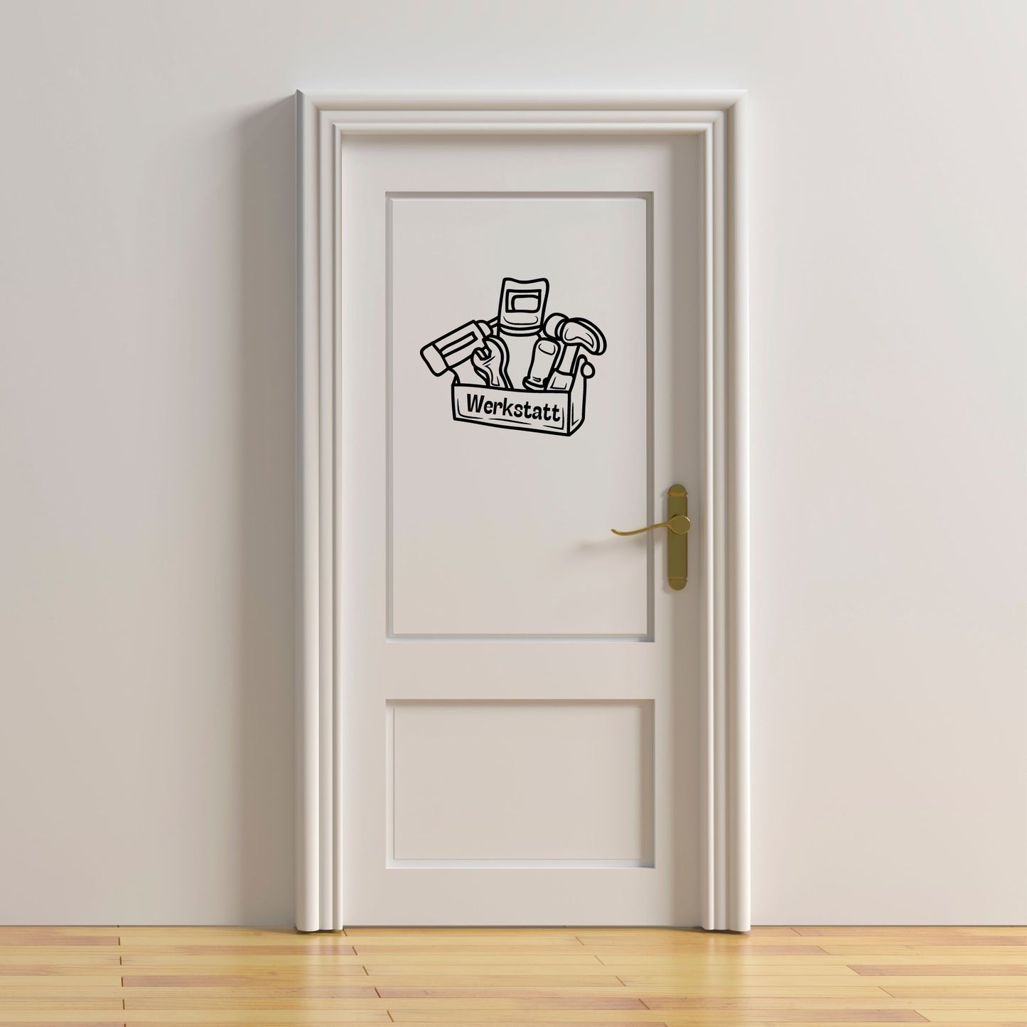 Plotterdatei Werkstatt / Garage Tür-Aufkleber SVG | DXF | PNG – Gewerbliche Nutzung