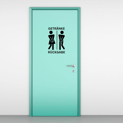 Plotterdatei WC-Piktogramm | Unisex Toiletten Symbol | Klare Kennzeichnung Vektor | Restroom Sign SVG DXF