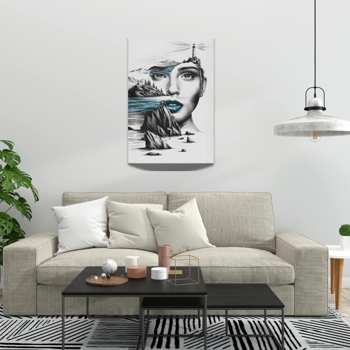 Maritimes Poster – Küstenseele