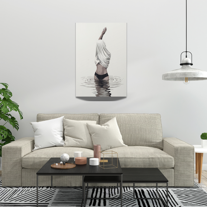 Maritimes Poster – Wellentaufe