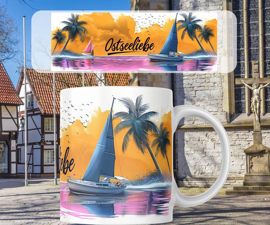 Tasse panoramique Amour de la mer Baltique