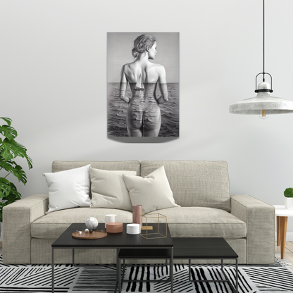 Maritimes Poster – Meer im Rücken