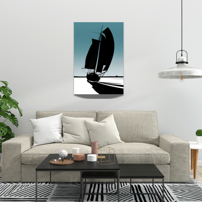 Maritimes Poster – Auf Kurs