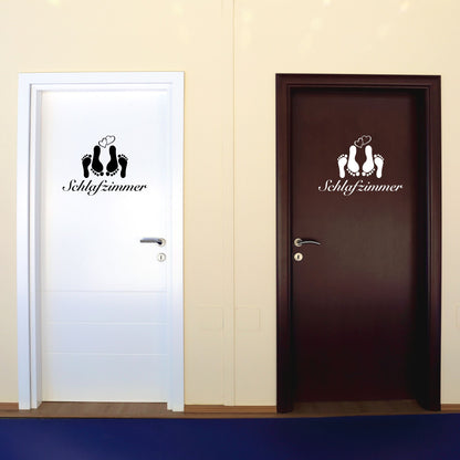 Plotterdatei Schlafzimmer Tür | Vektor SVG DXF