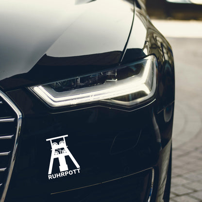 Plotterdatei Ruhrpott Förderturm | SVG DXF | Digitaler Download mit Lizenz