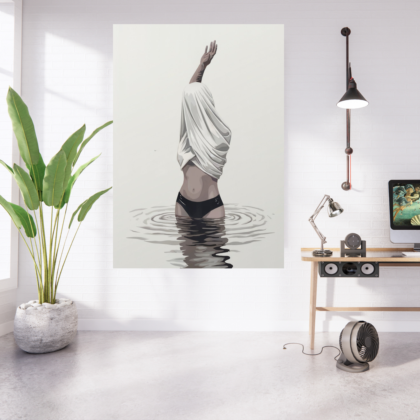 Maritimes Poster – Wellentaufe