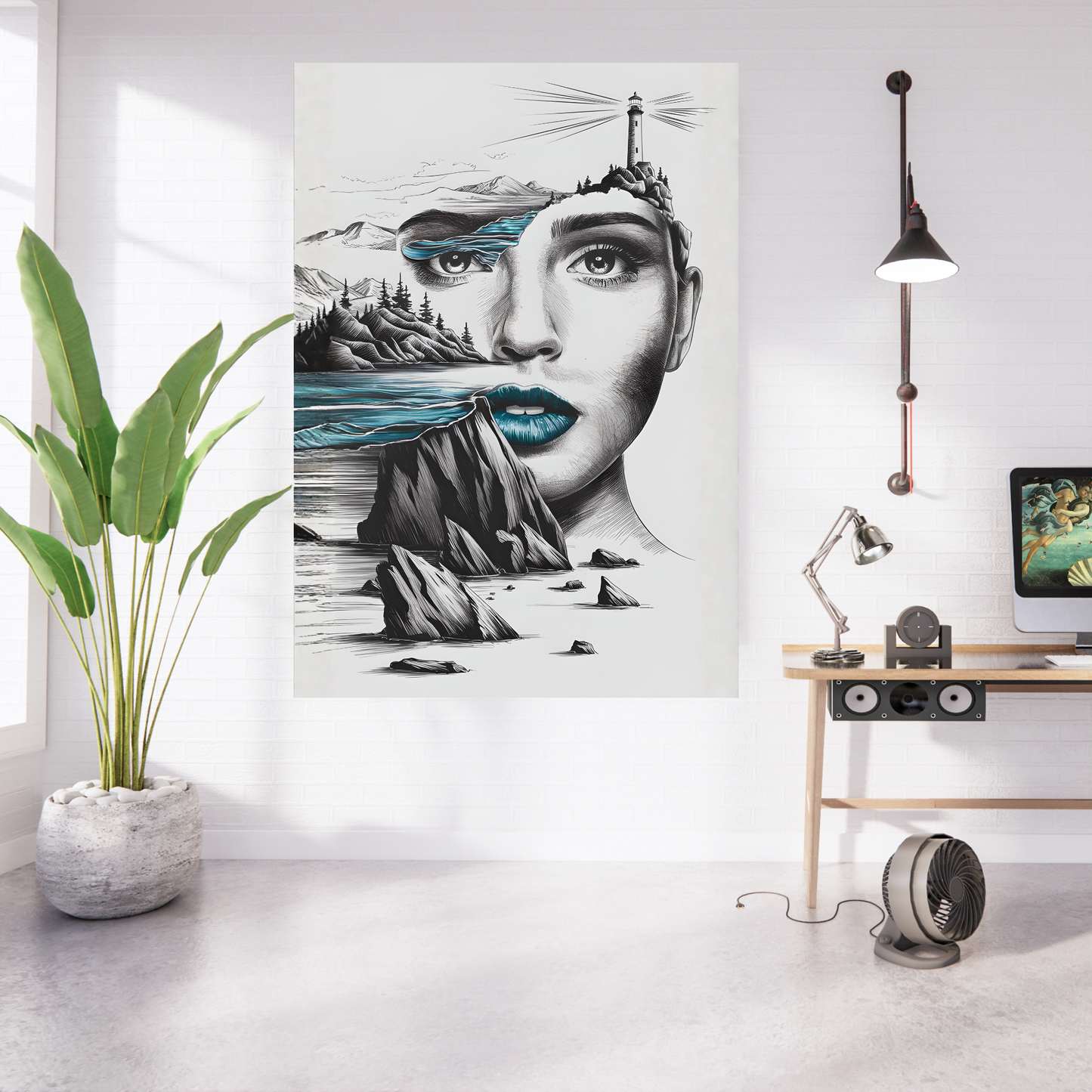 Maritimes Poster – Küstenseele