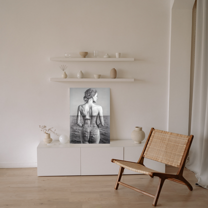 Maritimes Poster – Meer im Rücken