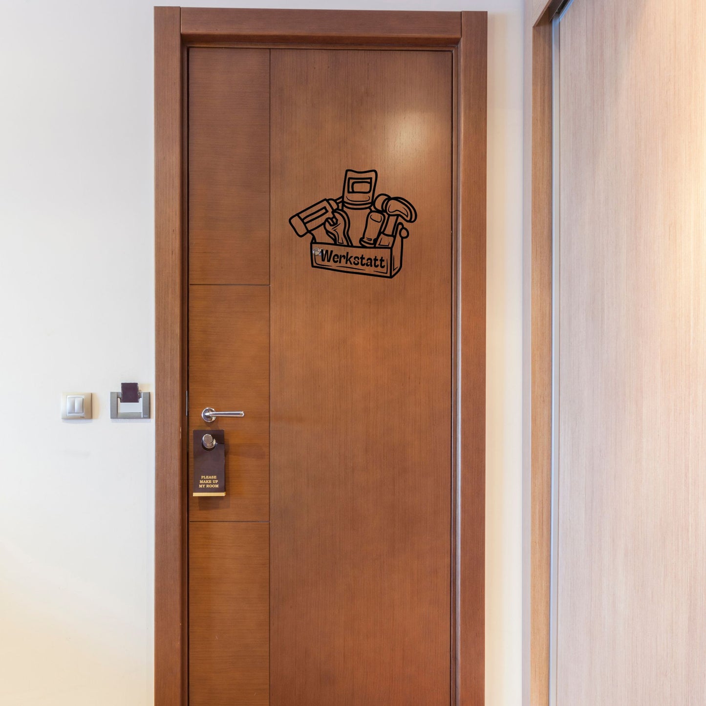 Plotterdatei Werkstatt / Garage Tür-Aufkleber SVG | DXF | PNG – Gewerbliche Nutzung