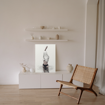 Maritimes Poster – Wellentaufe