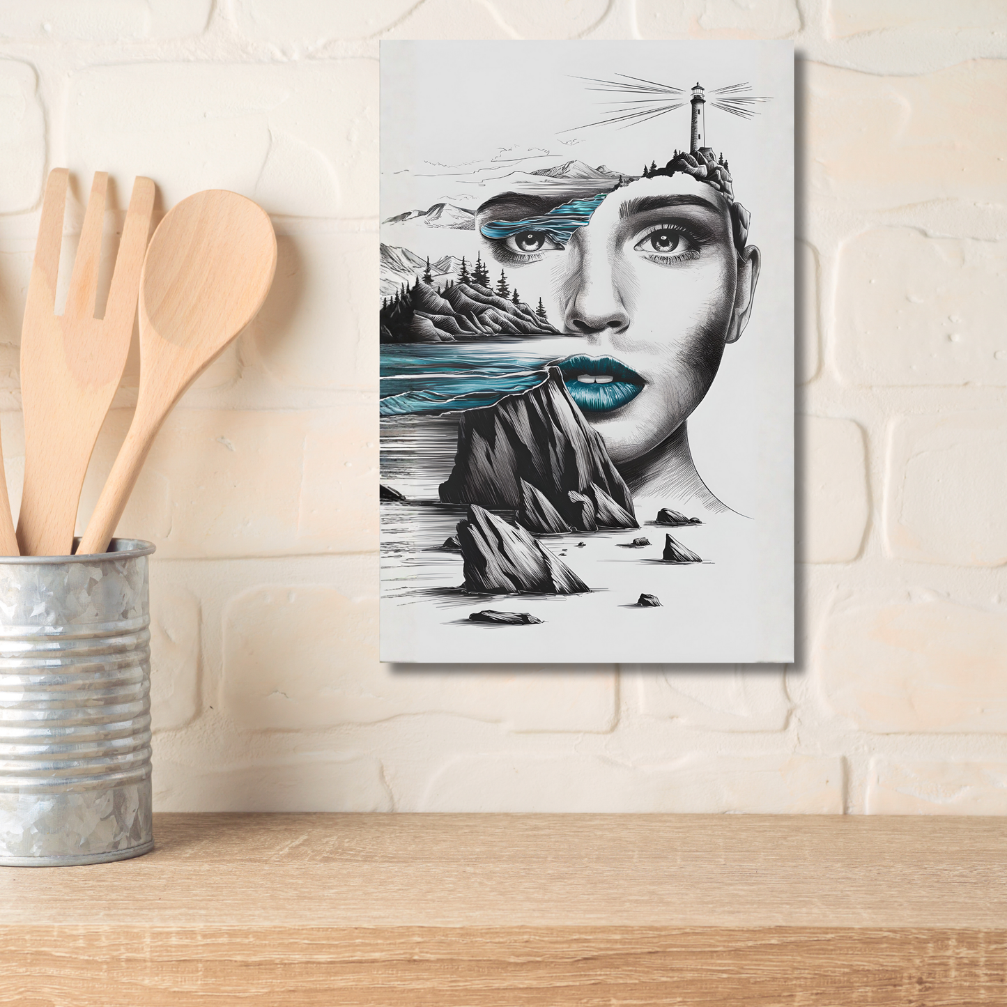 Maritimes Poster – Küstenseele