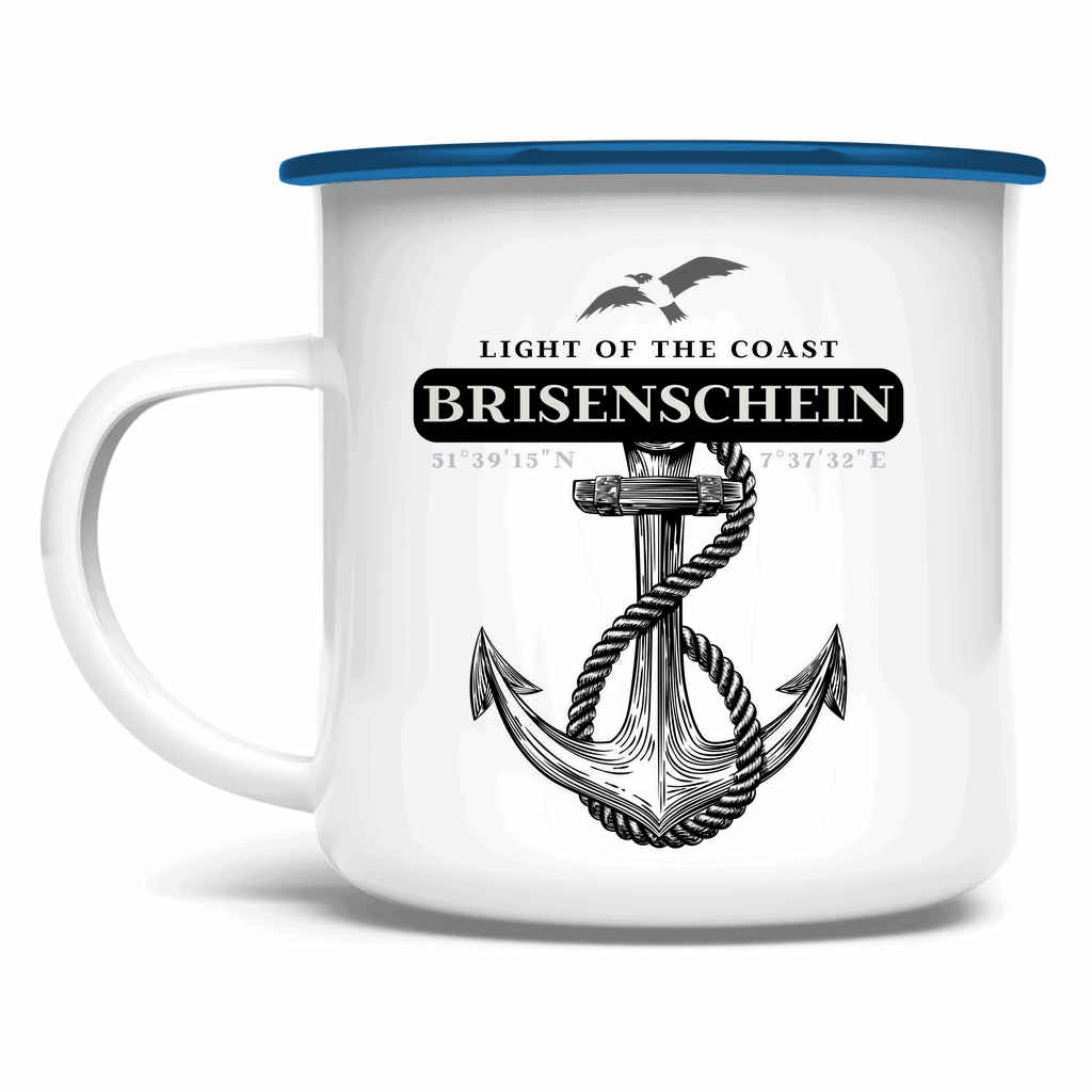 Emaille Tasse Anchor