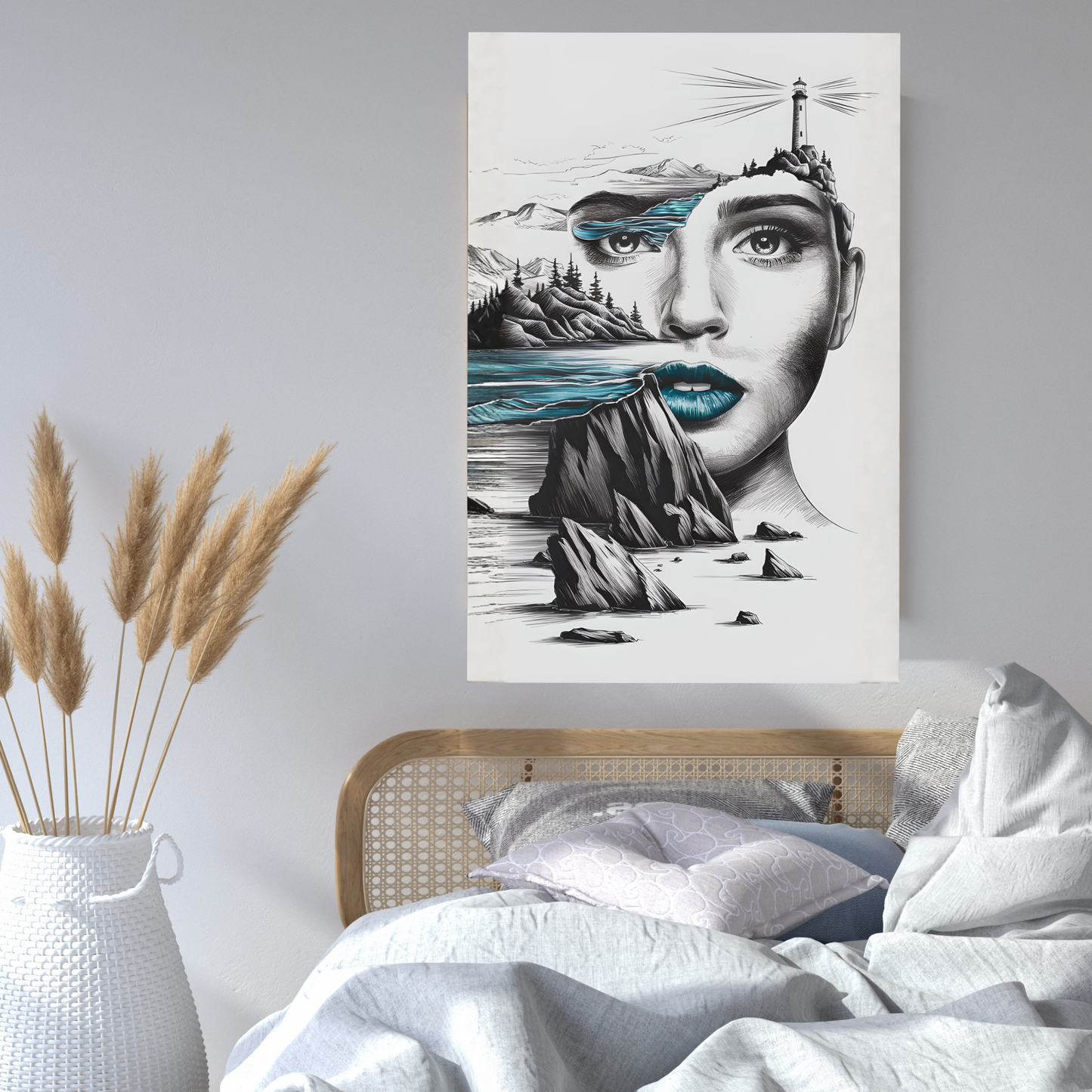 Maritimes Poster – Küstenseele