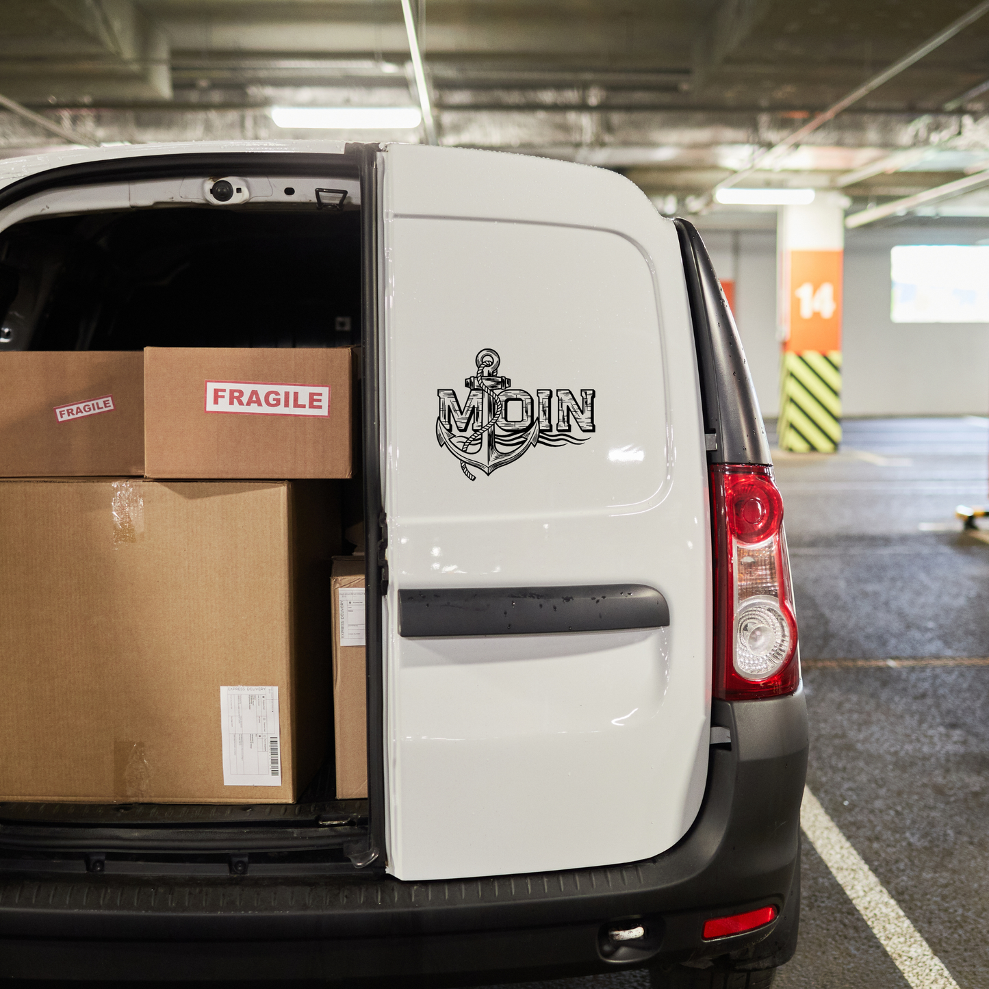 Plotterdatei "Moin mit Anker" | Norddeutscher Spruch SVG DXF | Maritimer Gruß zum Plotten | Gewerbliche Lizenz