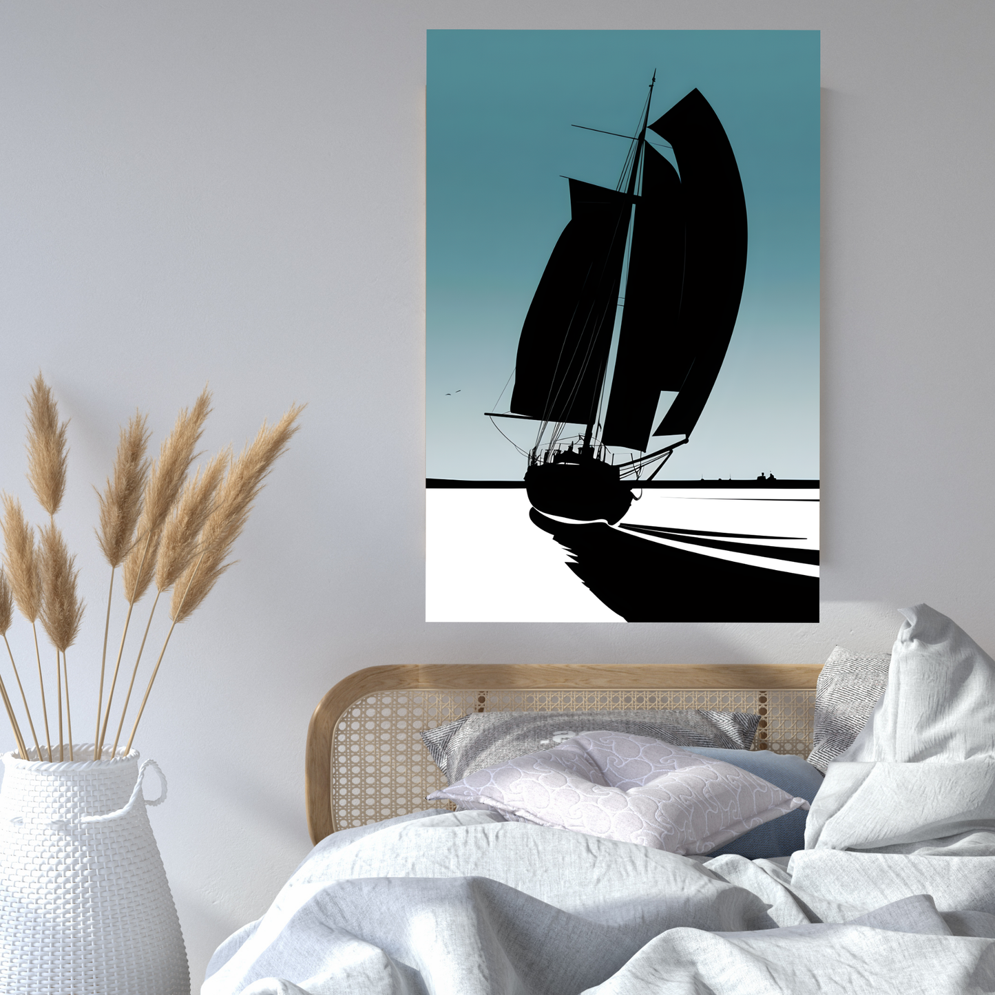 Maritimes Poster – Auf Kurs