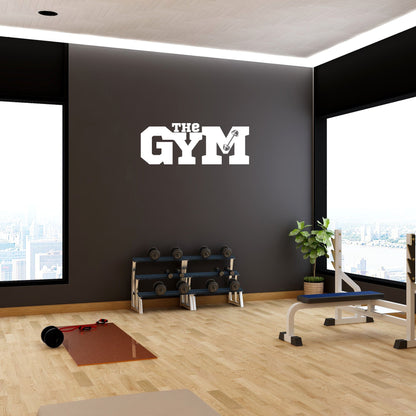 Plotterdatei "The Gym" Logo – SVG DXF PNG für Fitness Design