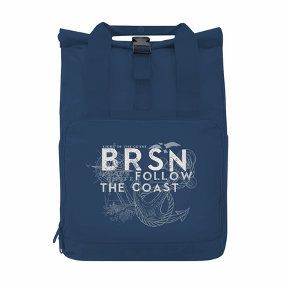 Rucksack mit Seitentasche Follow the Coast
