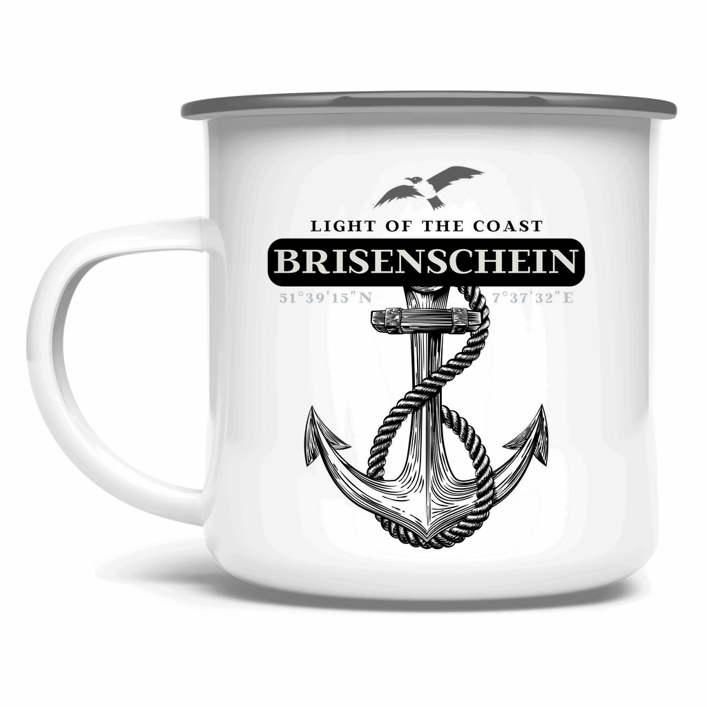 Emaille Tasse Anchor