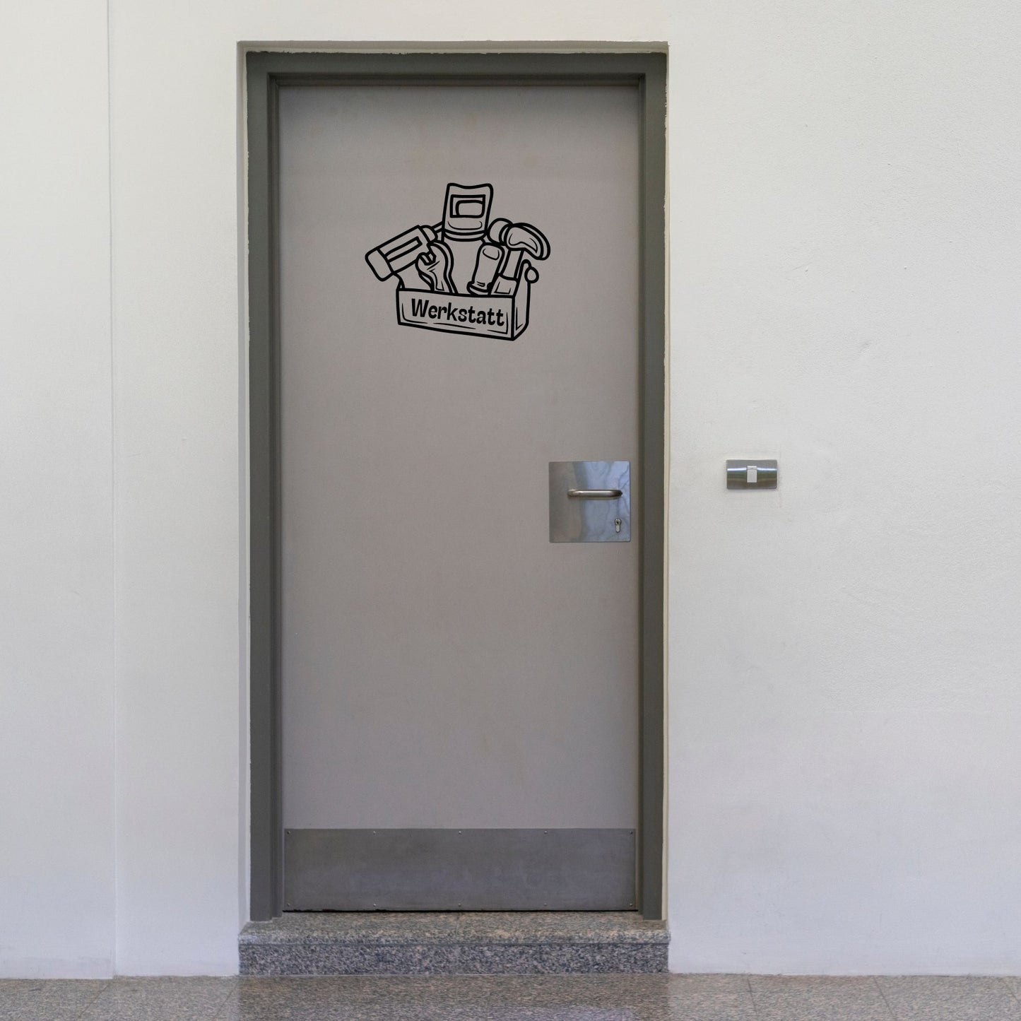 Plotterdatei Werkstatt / Garage Tür-Aufkleber SVG | DXF | PNG – Gewerbliche Nutzung