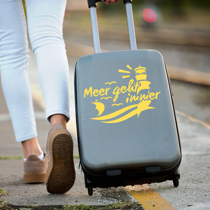 Meer geht immer maritim Leuchtturm Küstenmotiv