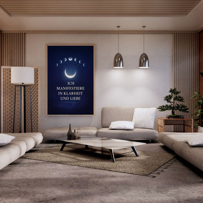 Affiche de méditation – Clarté et amour