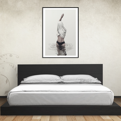 Maritimes Poster – Wellentaufe