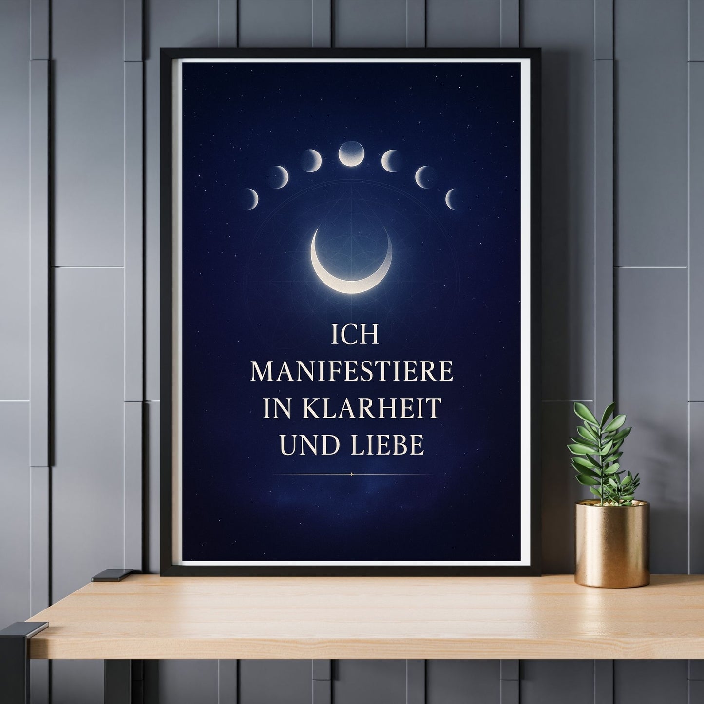 Affiche de méditation – Clarté et amour