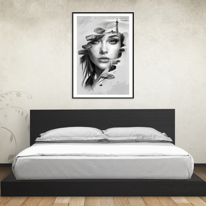 Maritimes Poster – Hüterin des Lichts