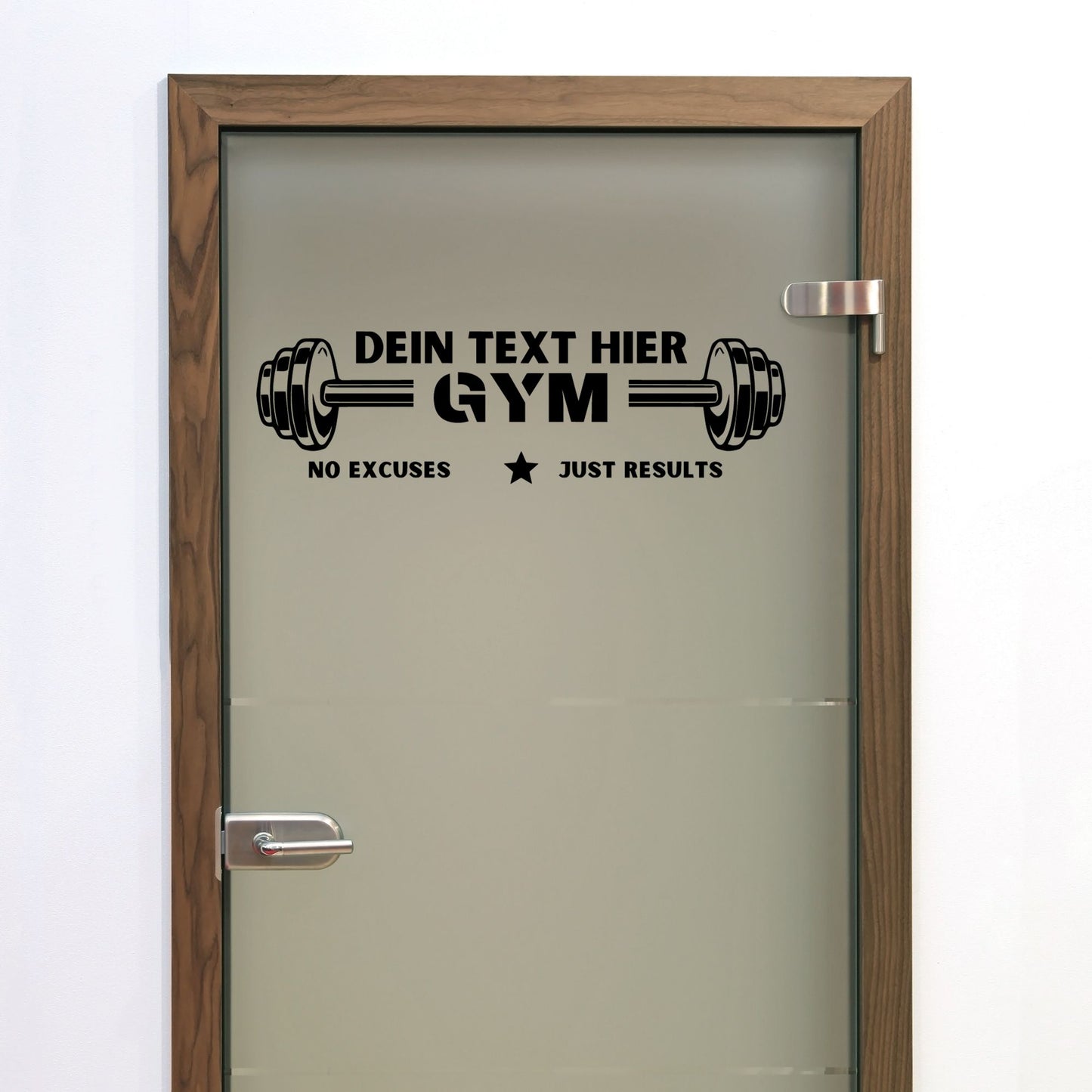 Plotterdatei "Home Gym Hantel" – SVG DXF PNG für Fitness Deko