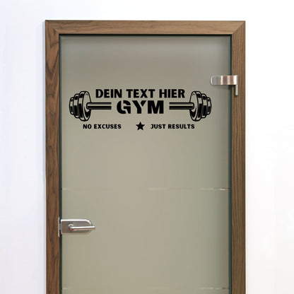 Plotterdatei "Home Gym Hantel" – SVG DXF PNG für Fitness Deko