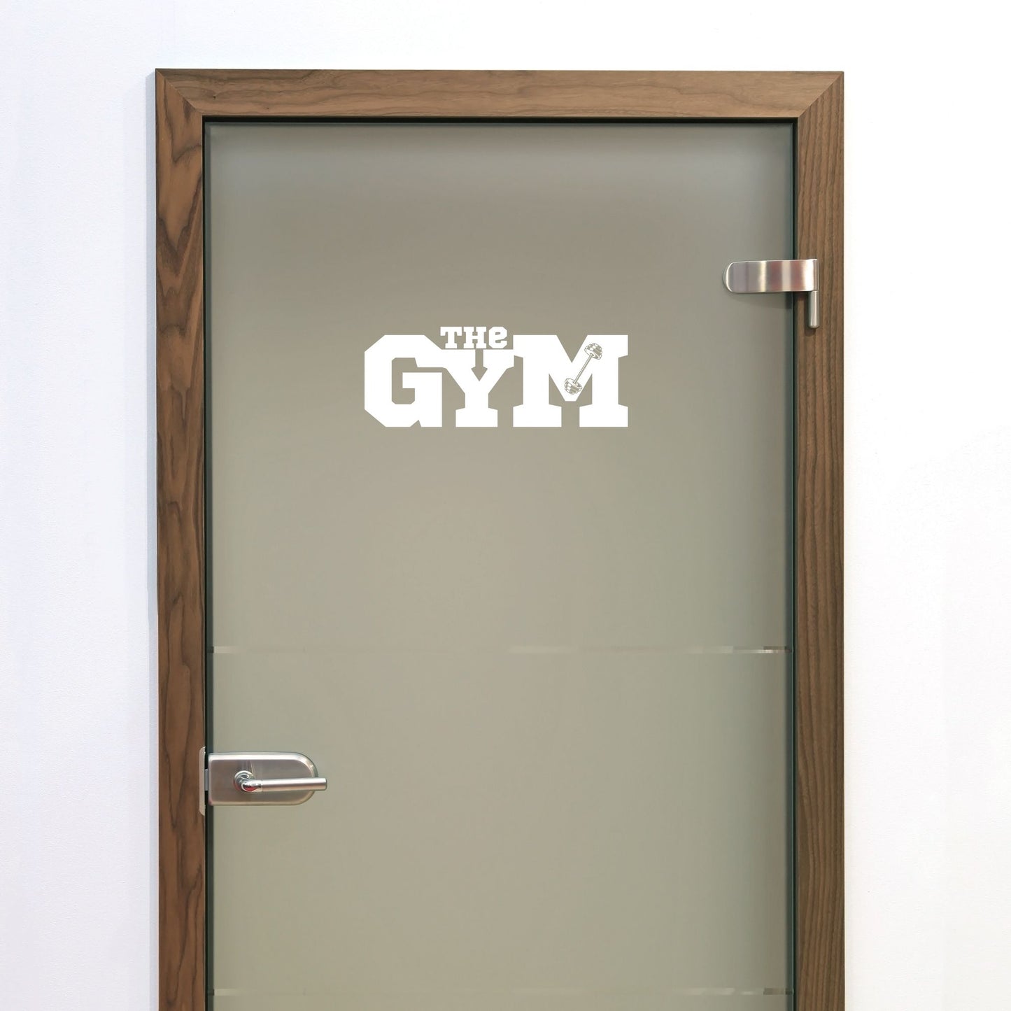 Plotterdatei "The Gym" Logo – SVG DXF PNG für Fitness Design