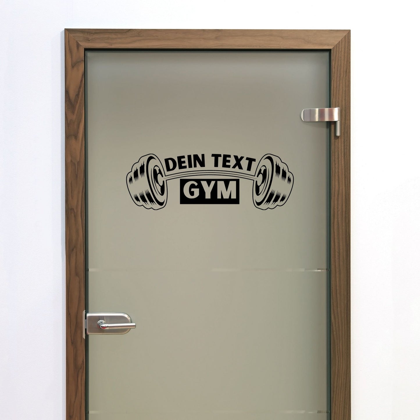 Plotterdatei Home Gym Personalisiert | Hantel Vektor | Fitness Studio Deko | SVG DXF