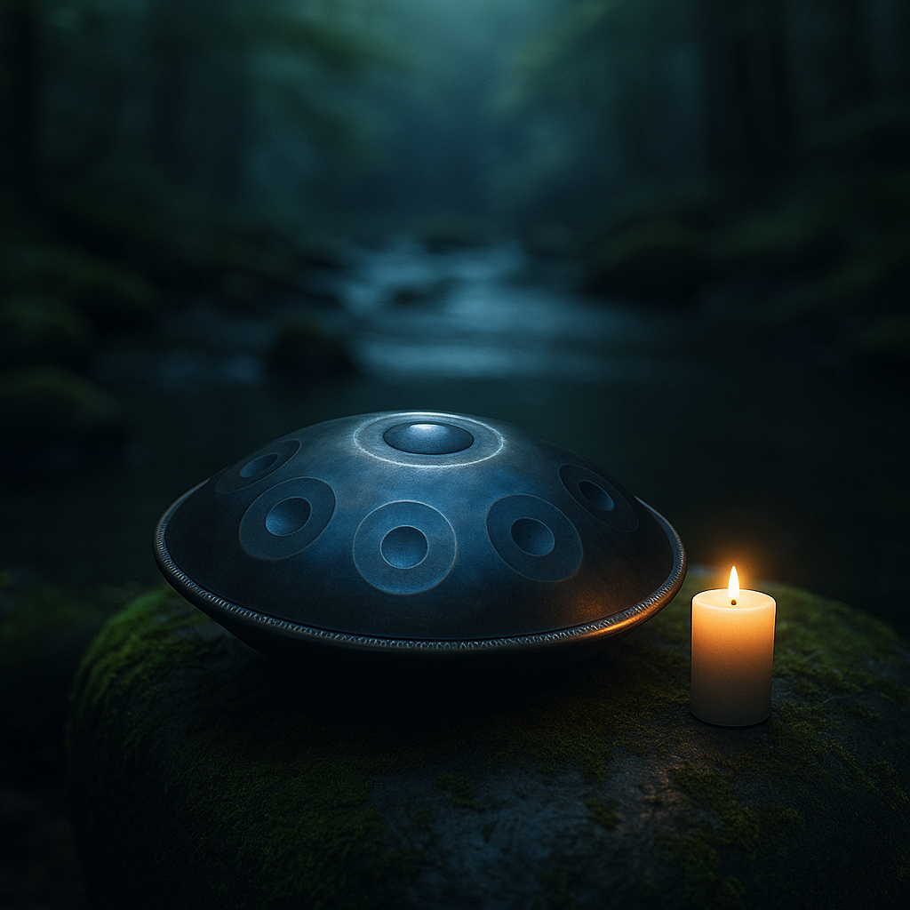 Hypnose & Yoga Hintergrundmusik – ruhige Pads und Drones, stimmungsvolles Cover