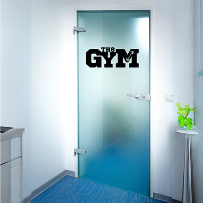Plotterdatei "The Gym" Logo – SVG DXF PNG für Fitness Design