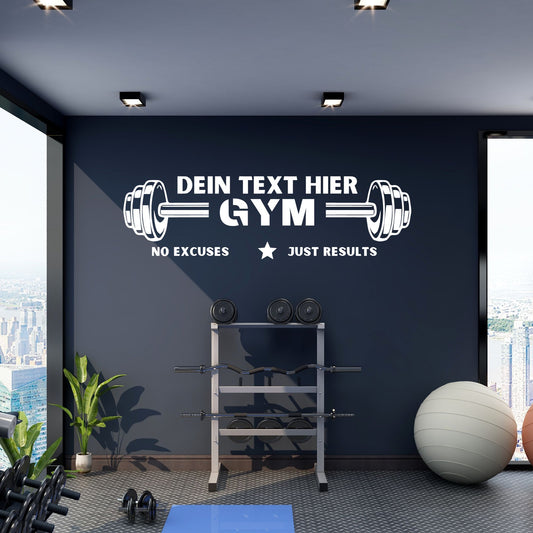 Plotterdatei "Home Gym Hantel" – SVG DXF PNG für Fitness Deko