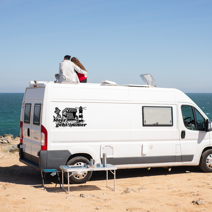 Plotterdatei "Meer geht immer" | Spruch SVG DXF | Maritimer Camper-Slogan | Kommerzielle Nutzung