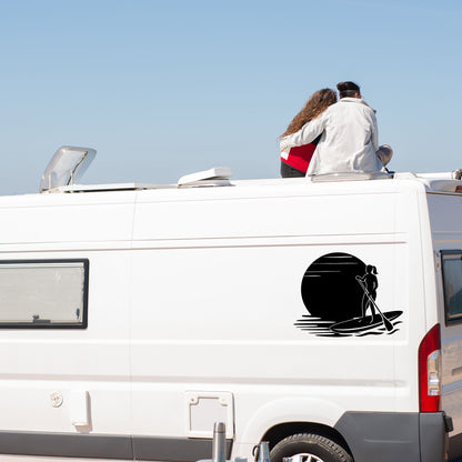 Vinyl Sticker Stand-Up-Paddle für Auto, Van oder Board