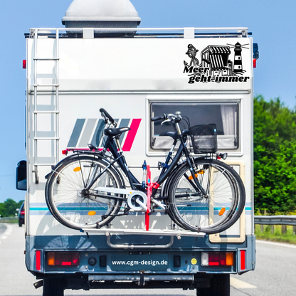 Plotterdatei "Meer geht immer" | Spruch SVG DXF | Maritimer Camper-Slogan | Kommerzielle Nutzung