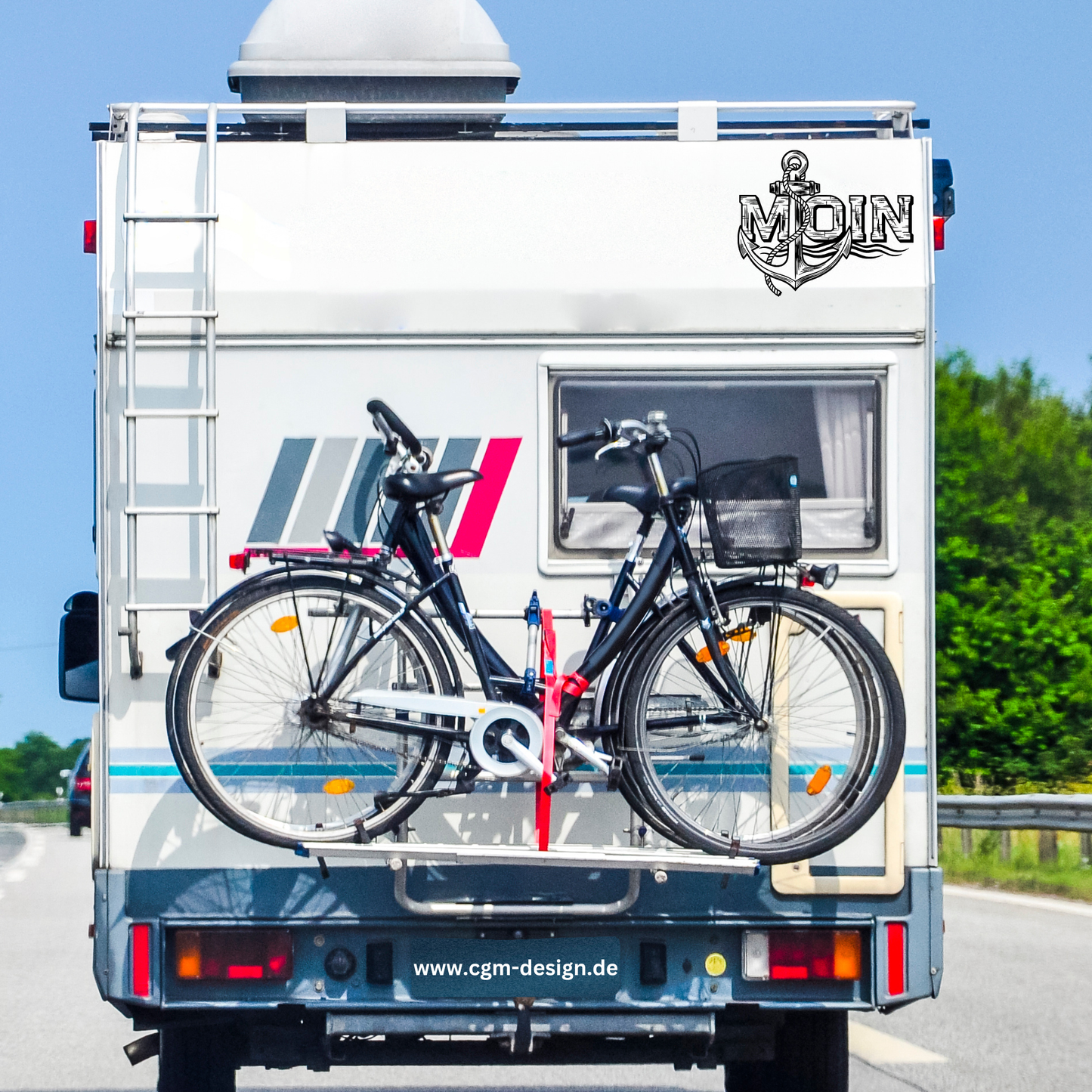 Plotterdatei "Moin mit Anker" | Norddeutscher Spruch SVG DXF | Maritimer Gruß zum Plotten | Gewerbliche Lizenz