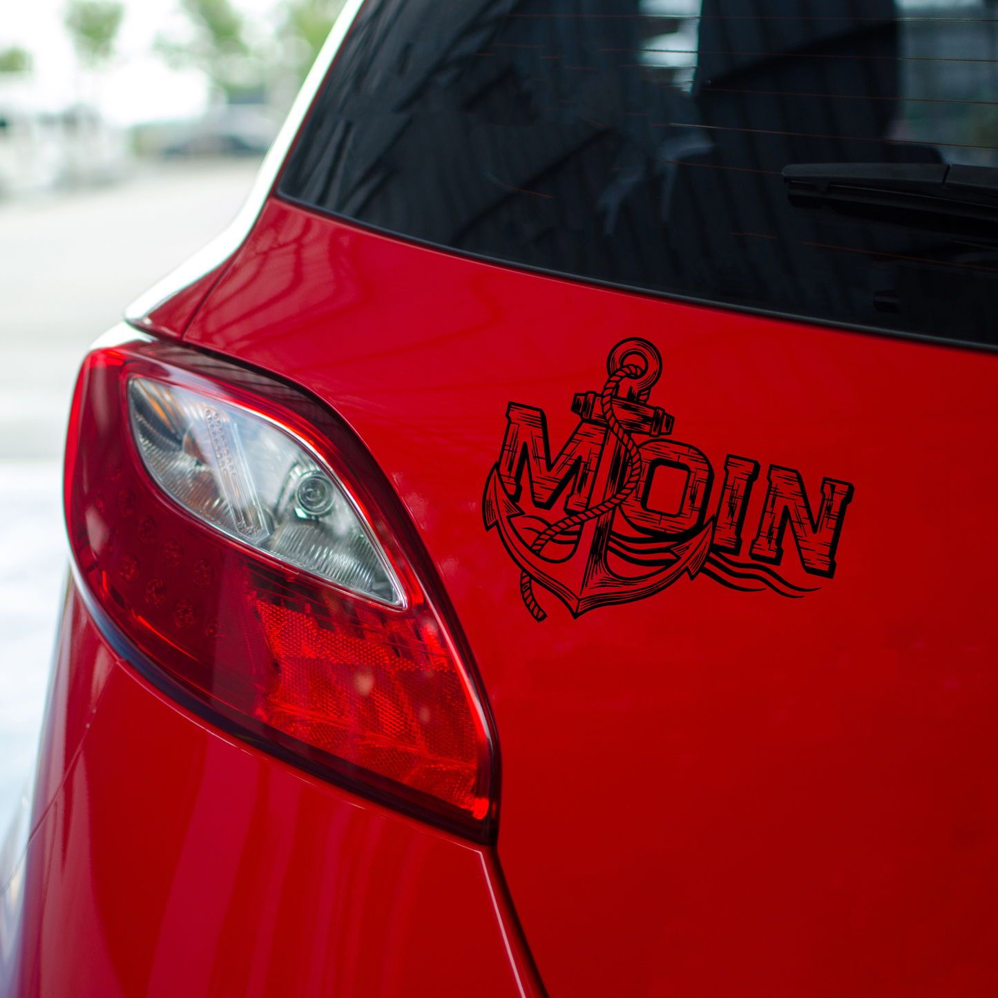 Plotterdatei "Moin mit Anker" | Norddeutscher Spruch SVG DXF | Maritimer Gruß zum Plotten | Gewerbliche Lizenz